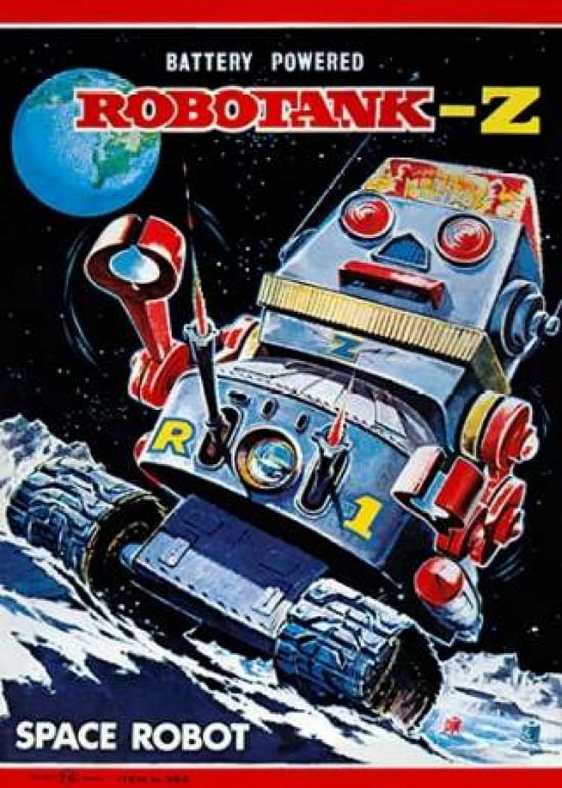 Robotank-Z Space Robot Canvas Art - Retrobot (20 x 28)