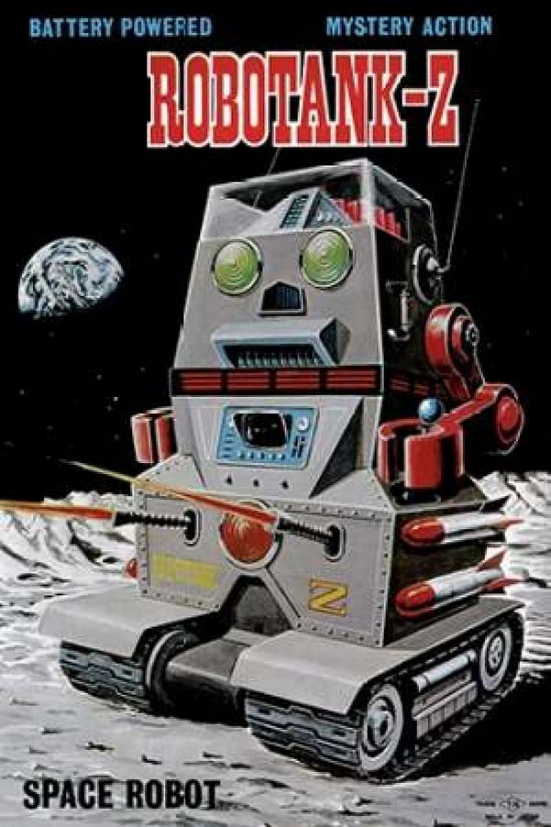 Robotank-Z Space Robot Canvas Art - Retrobot (24 x 36)