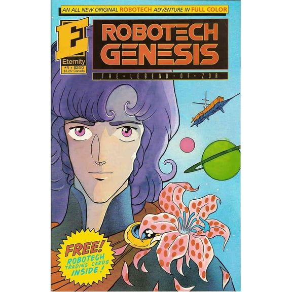 Robotech Genesis #1 (Newsstand) (with card) VF ; Eternity Comic Book