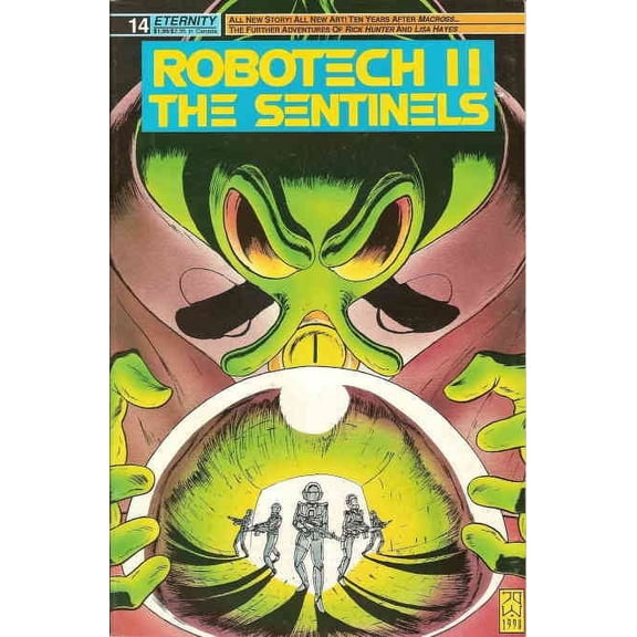 Robotech II: The Sentinels #14 VF ; Eternity Comic Book