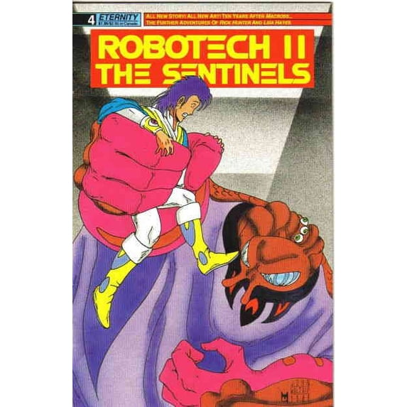 Robotech II: The Sentinels #4 VF ; Eternity Comic Book