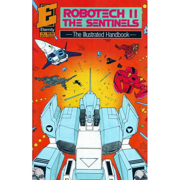 Robotech II: The Sentinels: The Illustrated Handbook #2 VF ; Eternity Comic Book