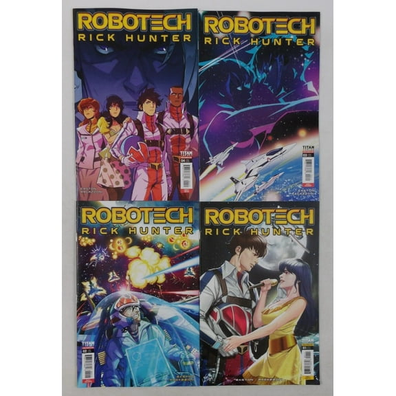 Robotech: Rick Hunter #1-4 VF/NM complete series All A Variants ; Titan