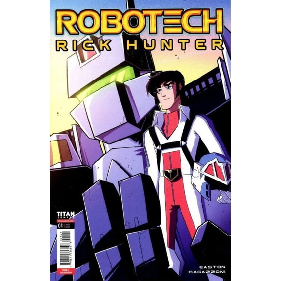 Robotech: Rick Hunter #1D VF ; Titan Comic Book