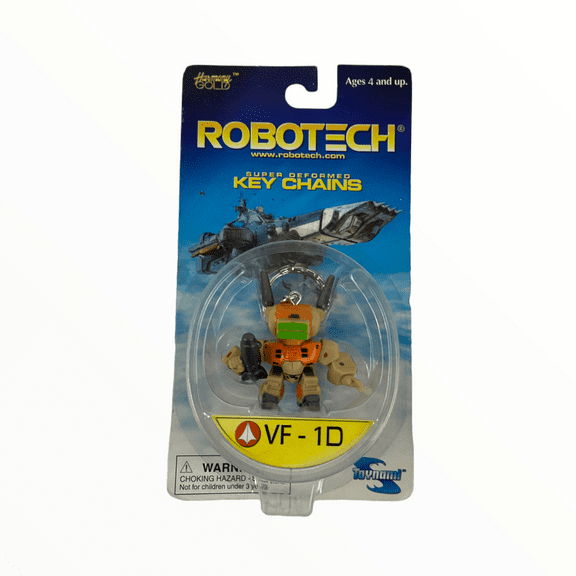 Robotech Super Deformed VF-1D Key Chain