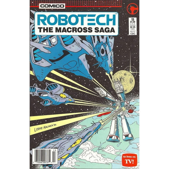 Robotech: The Macross Saga #13 (Newsstand) VF ; COMICO Comic Book