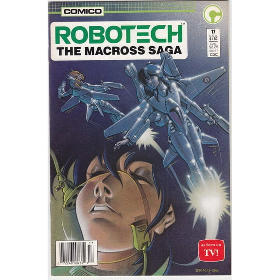 Robotech: The Macross Saga #17 (Newsstand) VF ; COMICO Comic Book