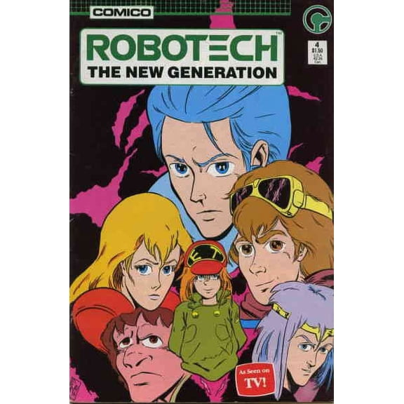 Robotech: The New Generation #4 VF ; COMICO Comic Book
