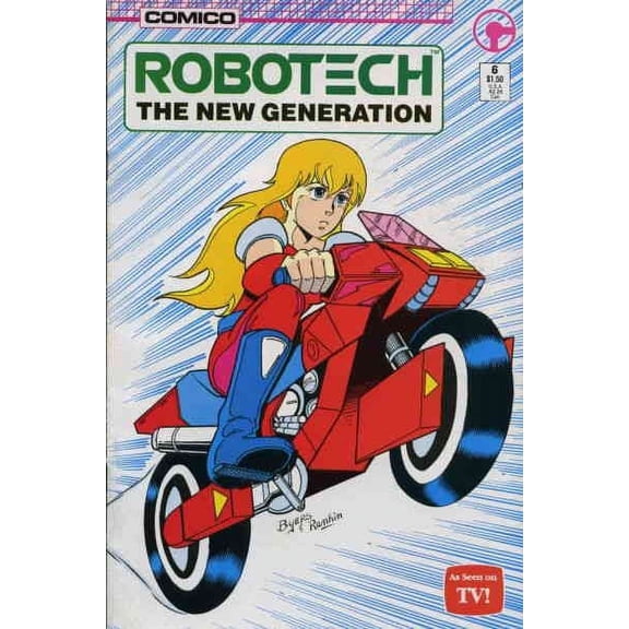 Robotech: The New Generation #6 VF ; COMICO Comic Book