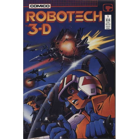 Robotech in 3-D #1 VF ; COMICO Comic Book