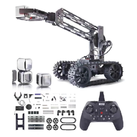 Robotic Arm Kit, Science Projects for Kids Ages 8-12, Cool Electronic Robot Kit for Boys & Girls to Learn Programming/Techology, Educational Toy Building Kits for Beginners, Xmas Birthday Gift.