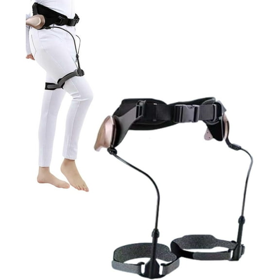 Robotic Exoskeleton for Walking Assist, No Batteries Needed, Adjustable Bionic Leg Support for Elderly, Stroke & Injury Rehabilitation, Home Mobility Aid(Q)