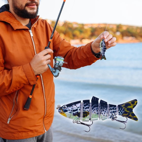 Robotic Fishing Lure, Bionic Fishing Lure 3D Swimming Bait For Freshwater & Saltwater, Fishing Gear Attracts Fishing Lures Walleye Trout Bass For Beginners, Amateurs And Professionals