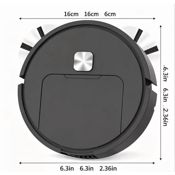 Robotic Floor Cleaner with Mop Function Multiple Cleaning Modes Auto Recharge for Hardwood Tile Carpet Pet Hair Virelaxpo