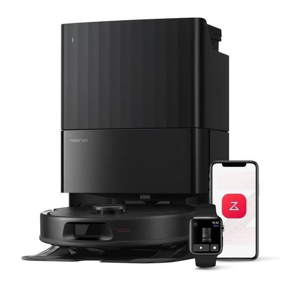 Roborock Qrevo Series Robot Vacuum and Mop, 8000Pa Suction, Upgraded from Qrevo, Anti-Tangle Brushes, Smart Obstacle Avoidance, Auto Mop Washing(QV 35A)