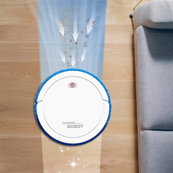 Robotic Floor Mop with Wet Dry Mopping, Smart Obstacle Avoidance and Anti-Fall Sensors for Hardwood, Tile, and Home Use