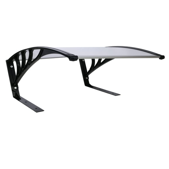 Robotic Lawn Mower Garage - Weatherproof Robot Mower Shelter - Portable Polycarbonate Canopy - Fits Large Mowers - Outdoor Protection Black + ABS,Aluminum,Steel