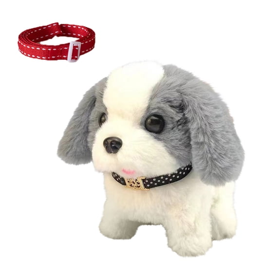 Robotic Pet Toy, Interactive Robot Dog, Realistic Walking Barking Tail Wagging Puppy Companion for Kids Adults