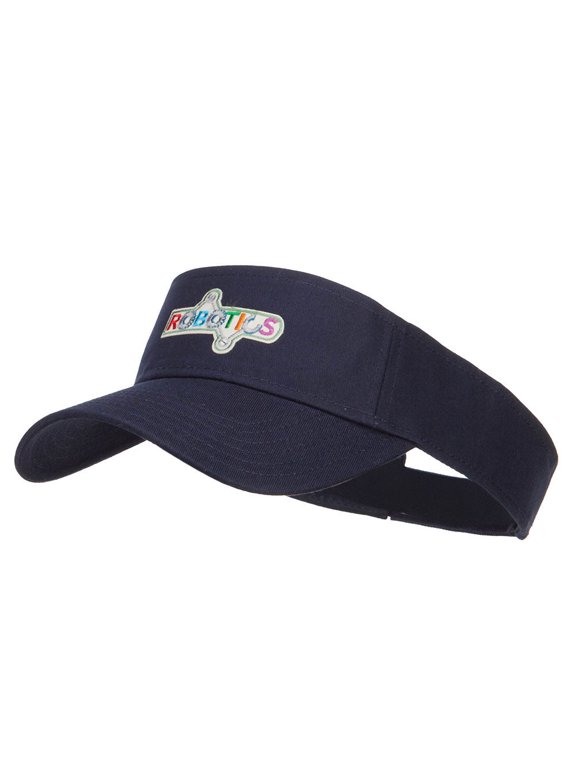 Robotic Science Stem Patched Sun Visor - Navy OSFM