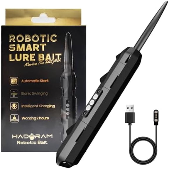 Robotic Smart Lure Bait Fishing Electric Lures USB Rechargeable Wobbler Swimbait Fishing Tackle Lifelike Action for Bass, Trout, Pike, Lure Zombie Fish & Dead Fish Revival Tech Freshwater Saltwater