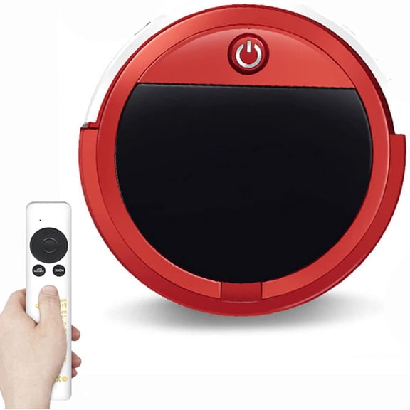 Robotic Vacuum Cleaner, 2800Pa Slim Robot Vacuum with Remote Control, UV Lamp & Extended Edge Brushes