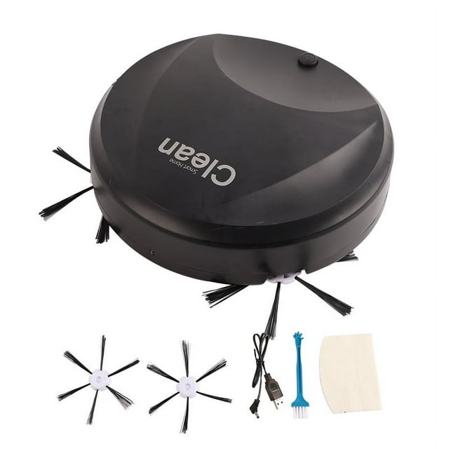 Robotic Vacuum Cleaner Smart Wireless Low Noise USB Charging Automatic