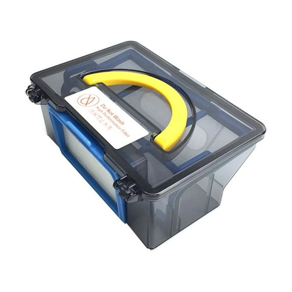 Robotic Vacuum Dust Collector Box - for ILIFE V3/V5/X5, High Efficiency Filter, Easy to Replace