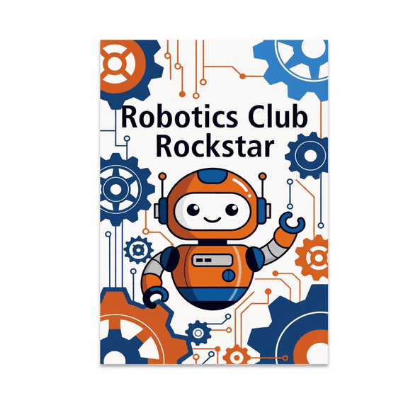 Robotics Club Rockstar Wall Art - Robotics Enthusiast - 13x19 Poster Print