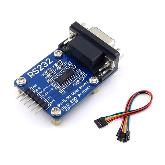 RS232 To UART Adapter SP3232 Chip 115200bps Rate Wide Voltages Compatibility