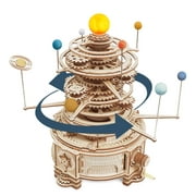 Robotime 3D Wooden Puzzles for Adults,Orrery Solar System Model Kit,Crafts for Adults Teens-Gift