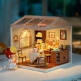 thumbnail image 1 of ROBOTIME DIY Miniature Dollhouse Super Creator-Sweet Sips Tea Plastic Building Set Toys Playset Gifts for Teens Adults, 1 of 8