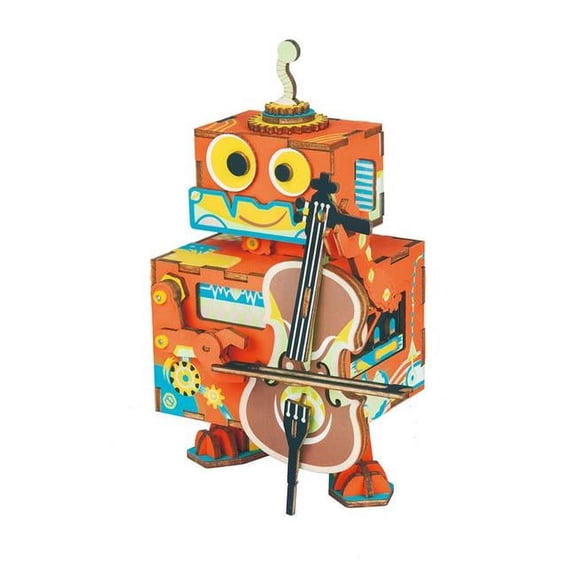 Robotime ROEAMD53 DIY Music Box Little Performer Puzzle