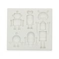 thumbnail image 1 of Robots Shape Jelly Molds Silicone Mould Cake Decorating Gadget Fondant Mold, 1 of 7