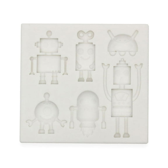 Robots Shape Jelly Molds Silicone Mould Cake Decorating Gadget Fondant Mold
