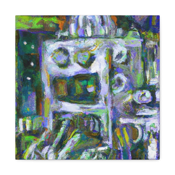 Robots in Fauvism - Canvas