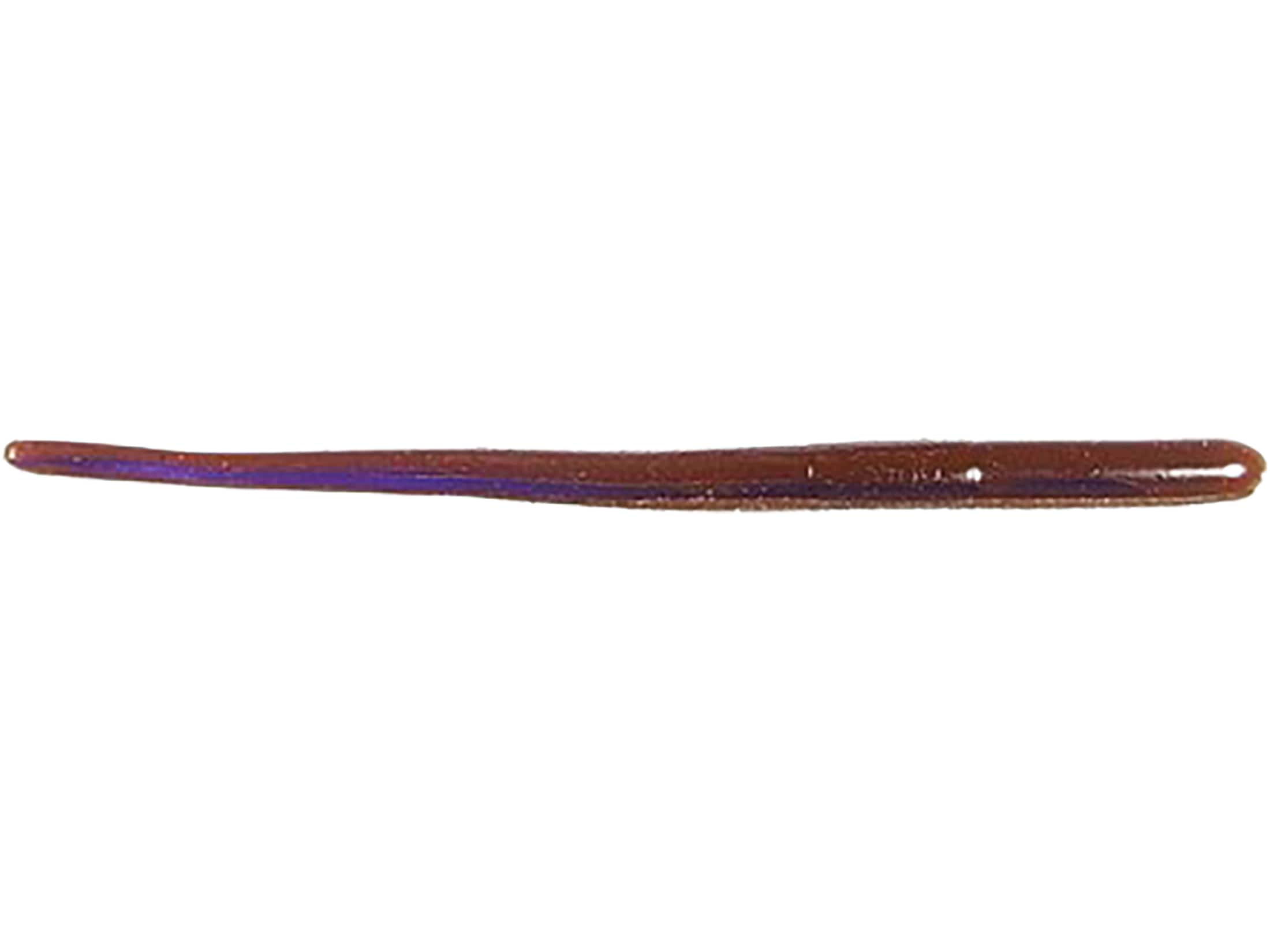 Roboworm 4.5 Inch Finesse Straight Tail Worm Fishing Bait Ox Blood