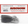thumbnail image 1 of Roboworm Curly Tail Worm Bait Smoke Purple Neon, 41/2-Inch, 1 of 1