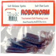 thumbnail image 1 of Roboworm Curly Tail Worm4.5'' Oxbld Light/RedFlk 8pk, 1 of 1