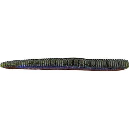 Roboworm Ned Worm 3" Aaron's Magic R/B Flake, 8/Pack