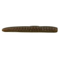 thumbnail image 1 of Roboworm Ned Worm 3" Green Pumpkin Black Flake, 8/Pack, 1 of 2