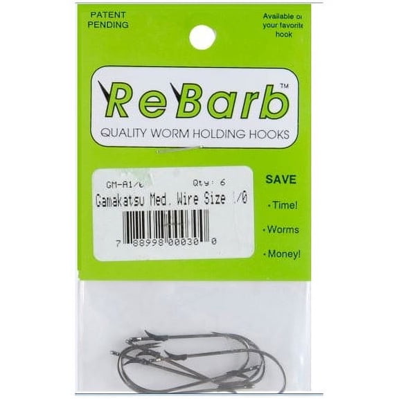 Roboworm Rebarb Hook Medium Wire #1/0