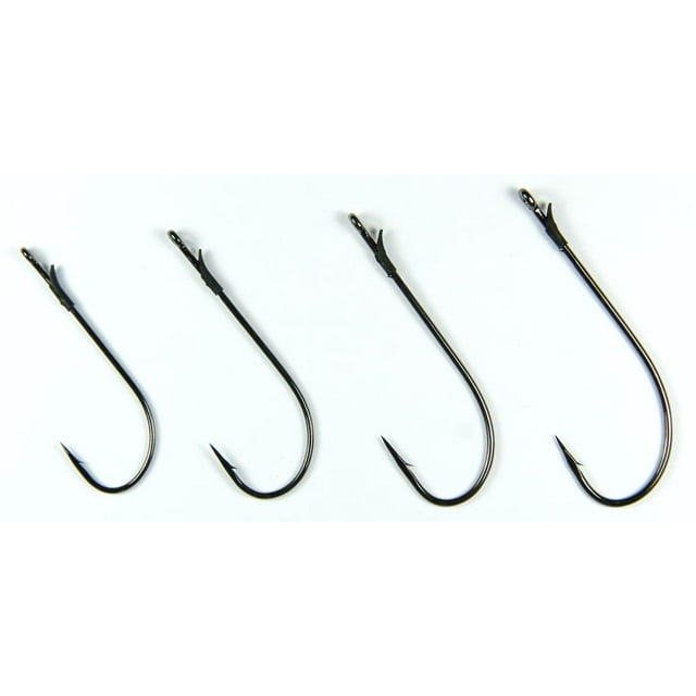 Roboworm Rebarb Hook Medium Wire #4/0 - Walmart.com