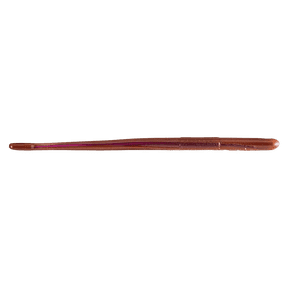 Roboworm Straight Tail 6'' Oxblood Red Flake 10pk