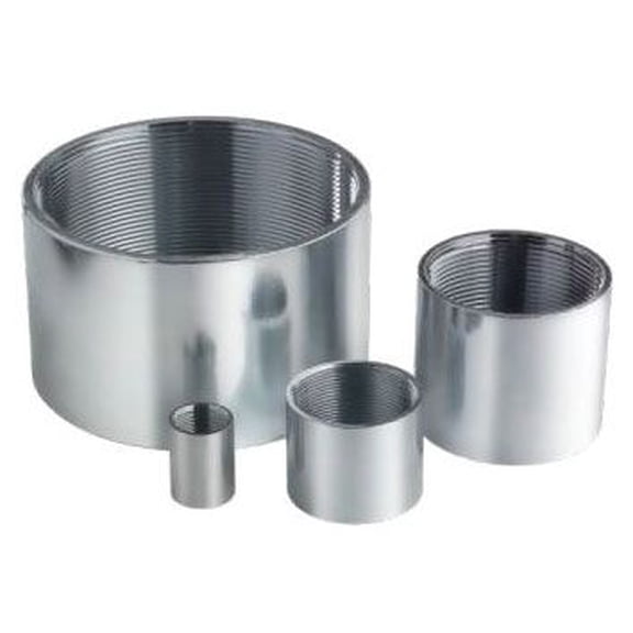Robroy Industries GALCPLG1-1/4, Rigid Conduit Coupling, 1 1/4 Galvanized, 1 PC