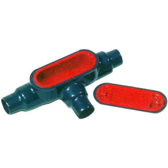 Robroy Industries PRT77, Rigid Conduit Body, 2-1/2 Form 7 T Fitting, 1 PC