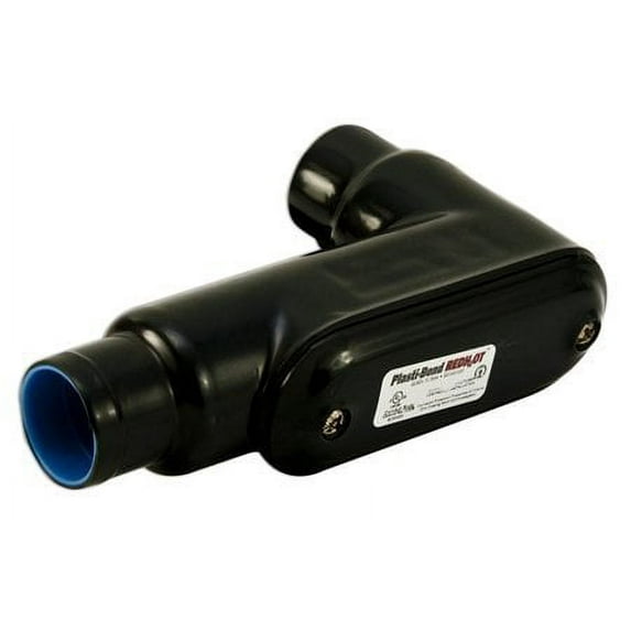 Robroy PRLB27 Plasti-Bond PVC-Coated Conduit Body, Type LB, Form-7, 3/4-Inch