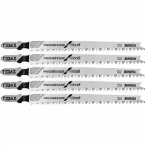 Robt Bosch Tool Corp Accy Bosch T-Shank HCS Jig Saw Blade - Pack of 10