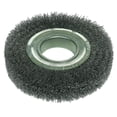 thumbnail image 1 of Robtec Crimped Wire Wheel Brush, 6" x 2" Arbor Hole, 1 of 2