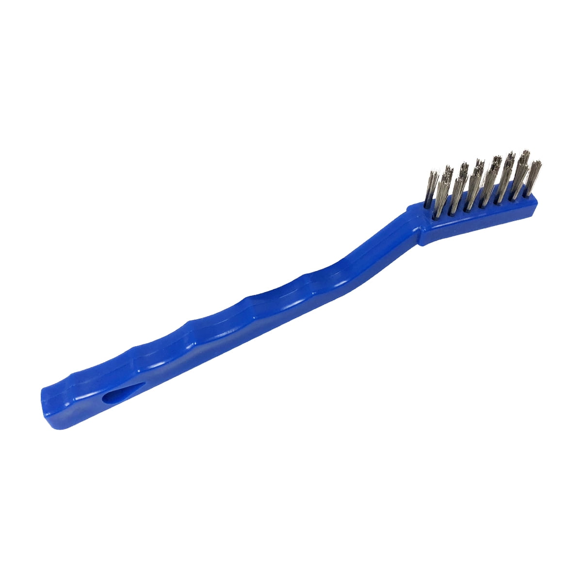 Robtec Plastic Handle Steel Scratch Brush, 3 Rows x 7 Columns (1-Piece)