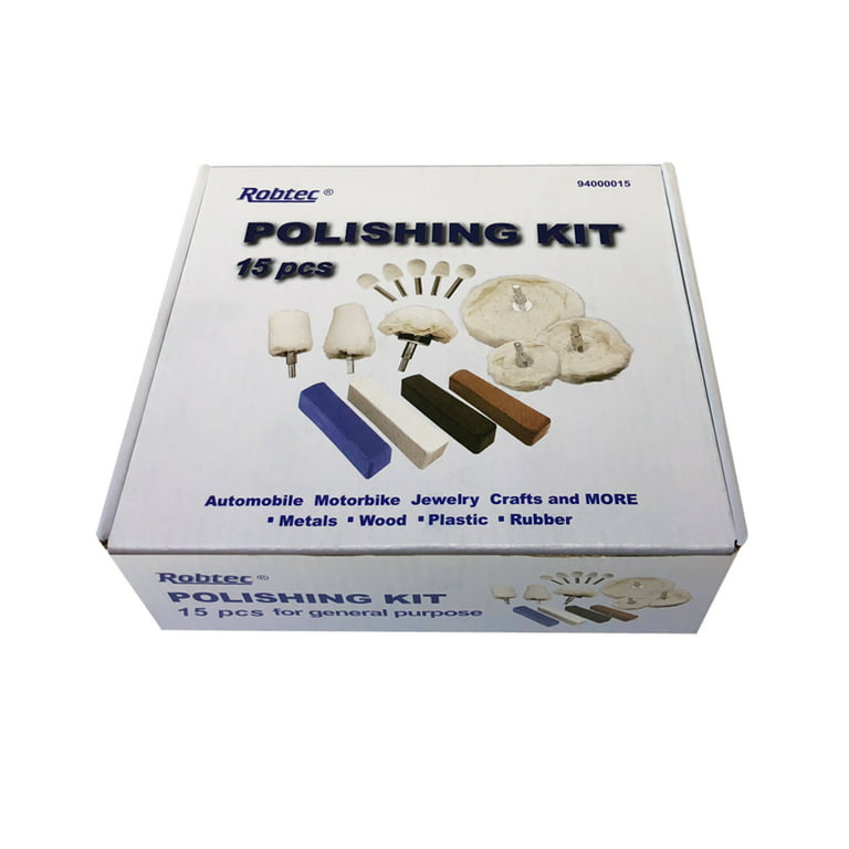 Robtec Aluminum Polishing Kit (15-Piece)